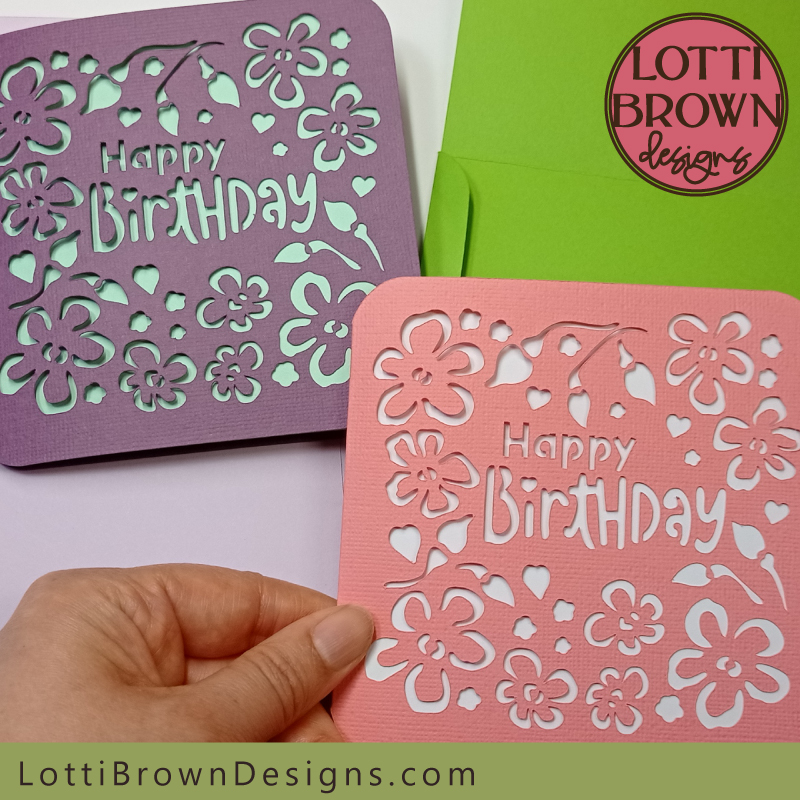 Floral Birthday Card Template Printable Templates Free