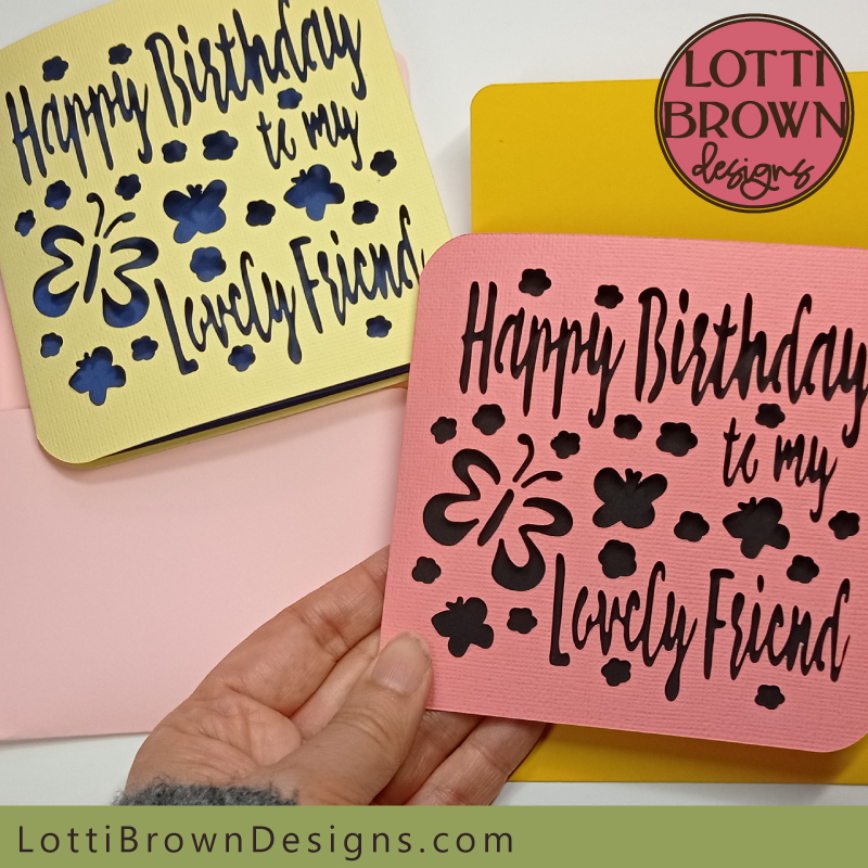 best friend birthday cards homemade