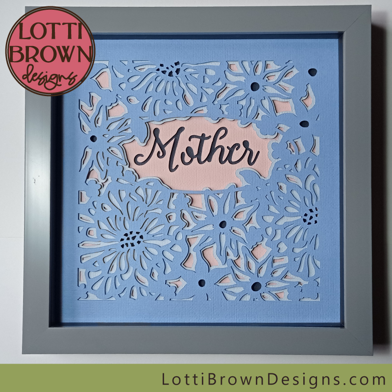 Mothers Day Shadow Box Ideas For Cricut 9761