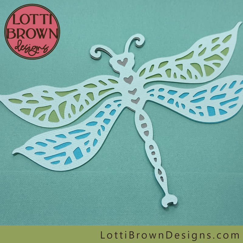 Dragonfly 3 SVG file