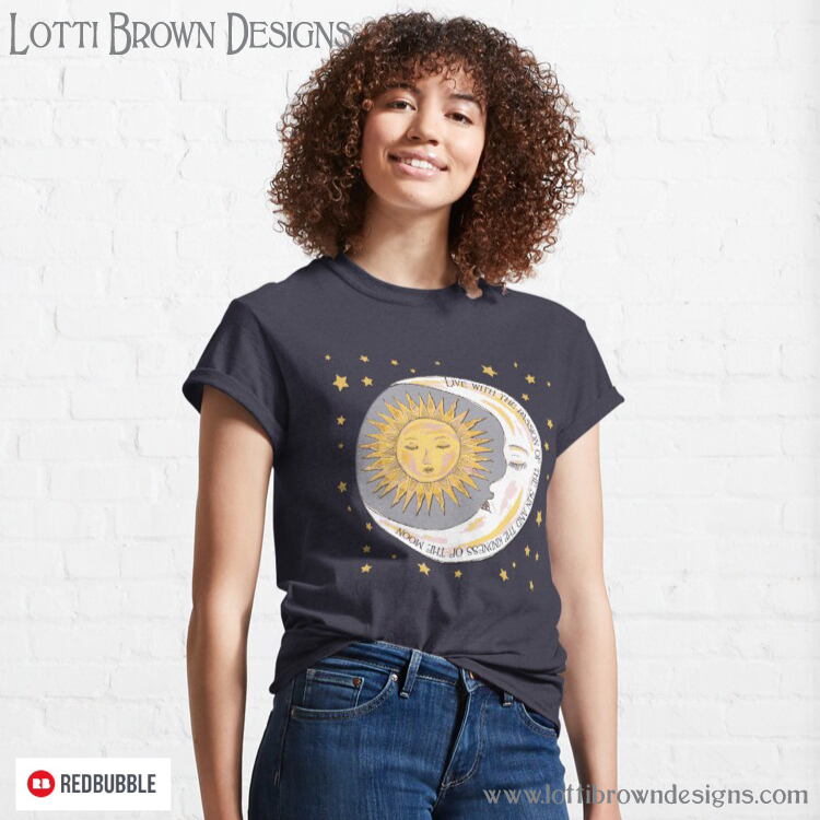 Sun and moon T-shirt