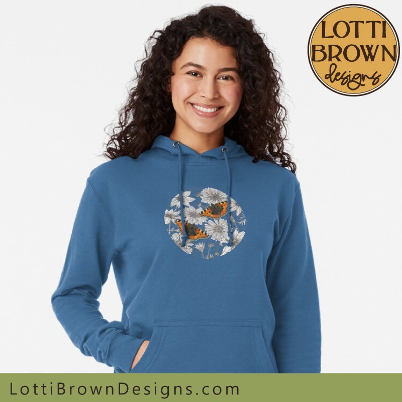 Tortoiseshell butterfly hoodie